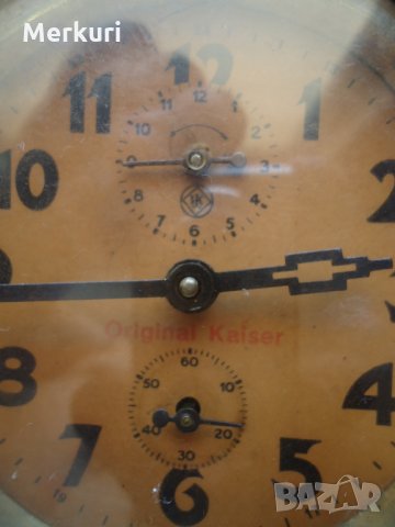 Стар рядък немски будилник J.Kaiser (1922), снимка 12 - Колекции - 29897139