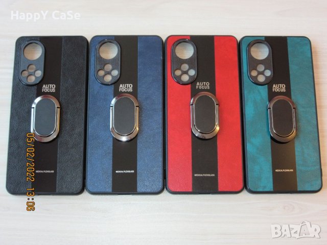 Honor Magic 4 Lite 5G / Magic 4 Pro / X7 / Honor 50 Lite / PORSCHE Кожен кейс гръб с пръстен, снимка 11 - Калъфи, кейсове - 36766365