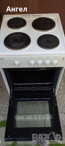 Готварска печка Beko с метални котлони , снимка 3 - Печки, фурни - 54341706