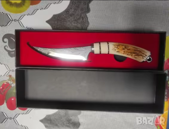 Красив нож в подаръчна кутия, снимка 3 - Ножове - 52988096