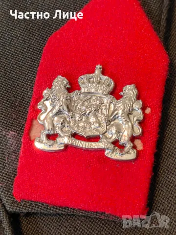 Нидерландска Холандска Военна Генералска Куртка, снимка 4 - Антикварни и старинни предмети - 47483864