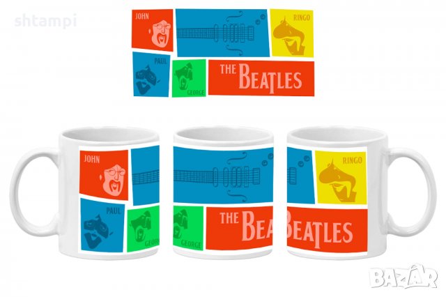 Чаша Beatles 10,Керамична Чаша, Кафе Чай, Игра,Изненада,Подарък,Повод,Празник,Рожден Ден, снимка 6 - Чаши - 38508553