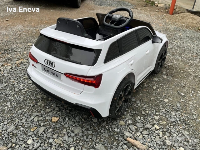 Детска електрическа кола Audi RS6 , снимка 4 - Детски колички - 54264865