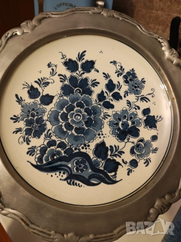 Delft оригинална чиния за стена , снимка 2 - Декорация за дома - 52741421