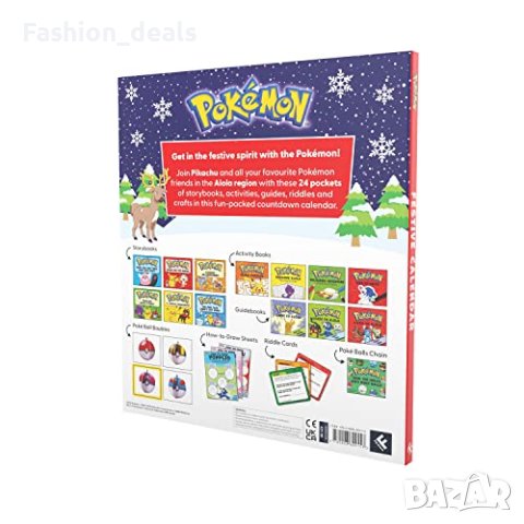 Нов Празничен Покемон календар отброяване на времето до Коледа Деца Подарък, снимка 4 - Други - 42323388