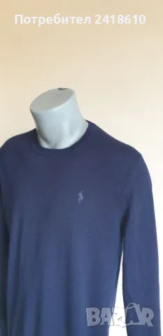 POLO Ralph Lauren Slim Fit  Merino Italian Yarn Mens Size L ОРИГИНАЛ! Мъжки тънък Вълнен Пуловер!