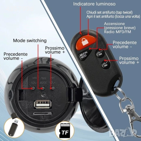 Стерео говорители за мотоциклет PA859 2БР/К-Т, снимка 4 - Аксесоари и консумативи - 54313145