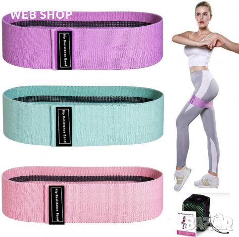 Фитнес ленти за тренировка Hip Resistance, снимка 1