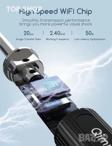 Отоскоп с камера Qimic  - смарт, снимка 6 - Маши за коса - 48540512