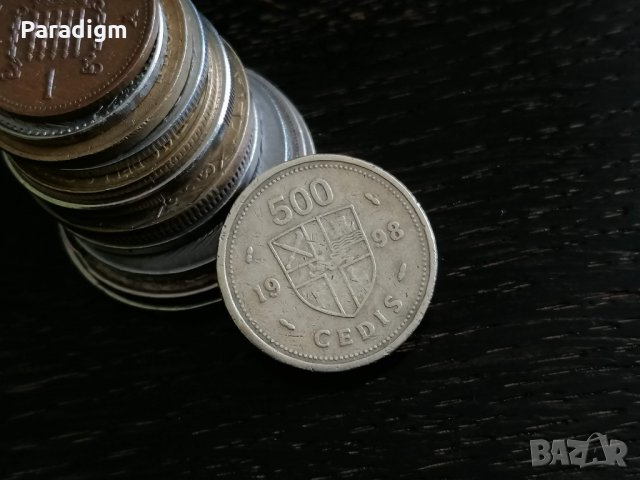 Монета - Гана - 500 седи | 1998г.