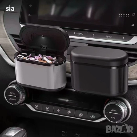 Пепелник за кола, офис или дом, с осветление, Универсален, снимка 2 - Аксесоари и консумативи - 29843152