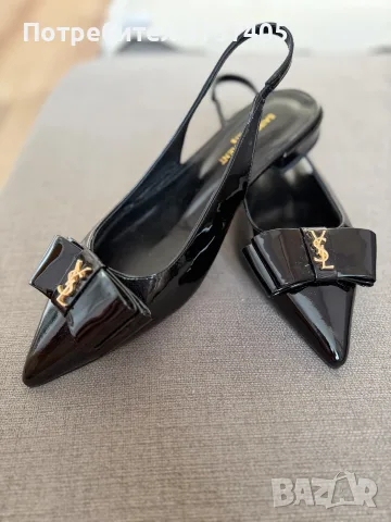 Лачени дамски обувки Saint Laurent , снимка 2 - Дамски елегантни обувки - 55948492