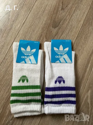 Бели чорапи на Adidas, снимка 1