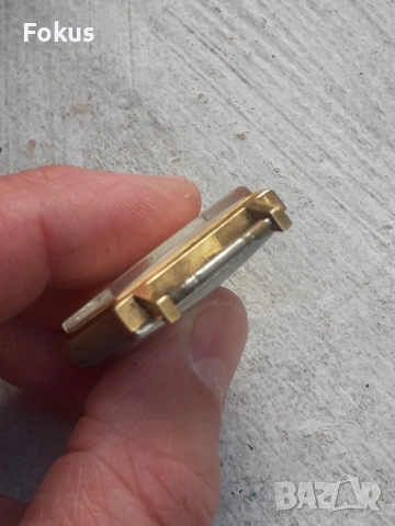 Мъжки механичен часовник Слава - 20 микрона позлата, снимка 3 - Антикварни и старинни предмети - 53267619