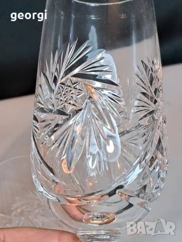 немски кристални чаши оловен кристал 29/1, снимка 7 - Чаши - 52027128