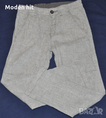 H&M ново панталонче от лен и памук за момче размер 134 см., снимка 2 - Детски панталони и дънки - 34122031