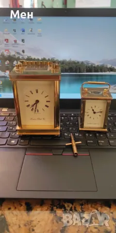 Каретени часовници 2 бр.Голям и мини.