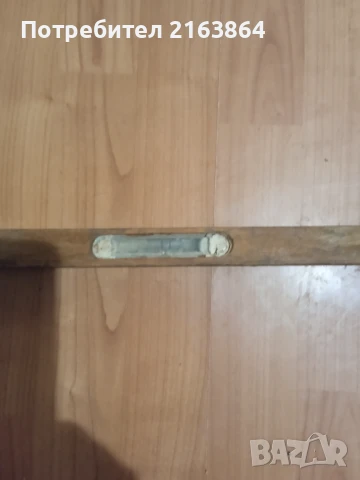  стар дървен нивелир, снимка 4 - Антикварни и старинни предмети - 50462206