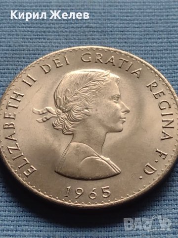 Монета 1965г. Кралица Елизабет втора , ЧЪРЧИЛ за КОЛЕКЦИЯ 36588, снимка 4 - Нумизматика и бонистика - 42711327