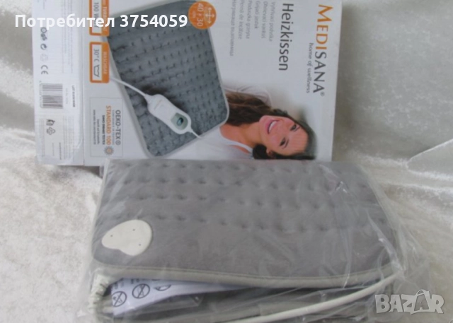 Пухкава и мека отоплителна възглавница 40 x 30см, Medisana, снимка 5 - Други - 52401687