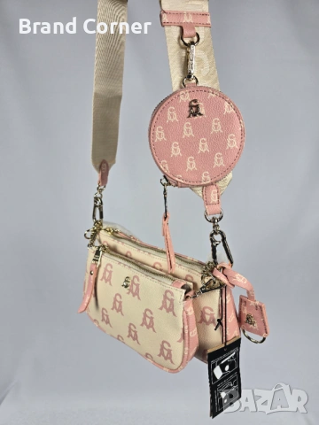 Нова дамска чанта Steve Madden Multi 3 в 1 с портмоне, снимка 3 - Чанти - 54355148