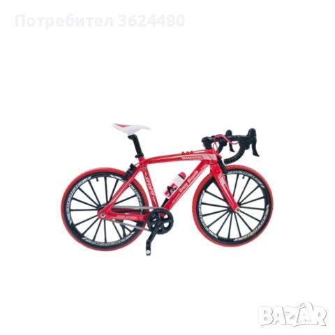 Метален Макет на Шосеен Велосипед с Детайлни Гуми и Спирачки 4749, снимка 2 - Други стоки за дома - 52542259