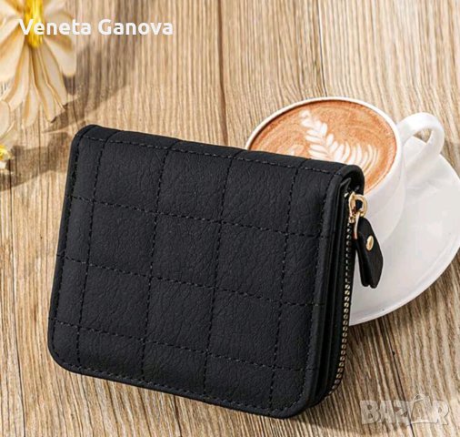 Дамски портфейл в черен,червен цвят,размер на снимките, снимка 6 - Портфейли, портмонета - 42305516