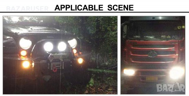 Халоген LED метален(алуминиев) Ф12 см - 30W (10-32V) кръгъл (1бр.) -8332/250569, снимка 9 - Аксесоари и консумативи - 30694789