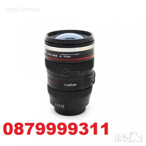 Термос - ЧАША - ОБЕКТИВ С ПРОЗРАЧЕН КАПАК Canon, снимка 7 - Чаши - 31723810