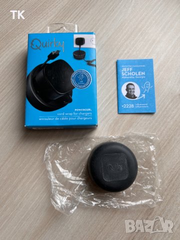 Продавам Quirky cord wrap for chargers /аранжор на кабел за зарядно/, снимка 1 - Оригинални зарядни - 40386927