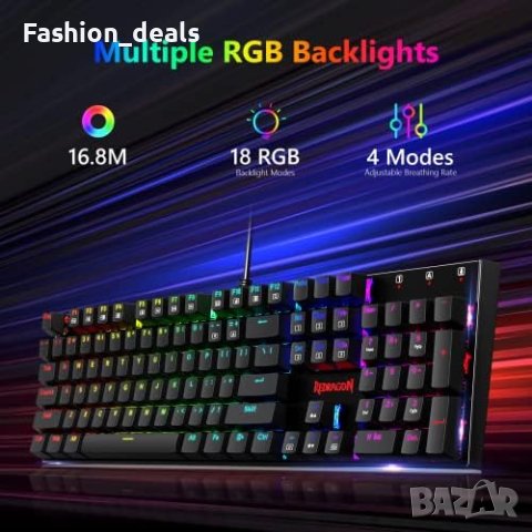 Нова Кабелна Клавиатура LED за PC лаптоп MAC ps4 игри, снимка 2 - Клавиатури и мишки - 42157874