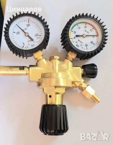 Азот редуктор, редуцир-вентил изход налягане 50bar, накрайник климатик 