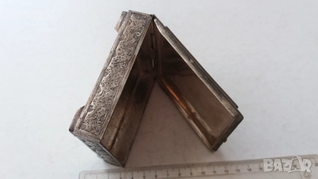 уникална посребрена кутия с камъни за бижута , снимка 9 - Антикварни и старинни предмети - 52923361