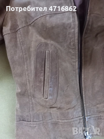 Дамско кожено яке,размер S-M, снимка 4 - Якета - 53227603