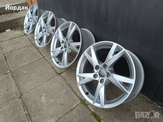 ОРИГИНАЛНИ джанти 17 ' цола 5x112 АУДИ / AUDI Volkswagen Skoda ET38 7,5J 66.6, снимка 6 - Гуми и джанти - 54207667