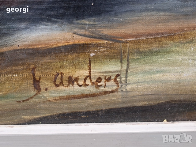 стара картина натюрморт маслени бои върху платно , снимка 10 - Картини - 51941692