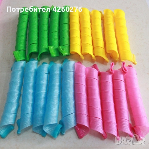 Ролки за вълнообразни къдрици, снимка 13 - Аксесоари за коса - 52077181