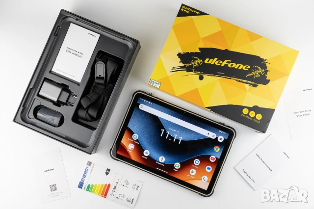 Ulefone RugKing Pad 2 Pro - 8GB+8GB/256GB, Android 16, Charging Dock, защита