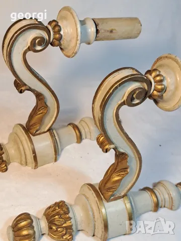 ретро дървени аплици за стена   4/4, снимка 3 - Антикварни и старинни предмети - 49065090