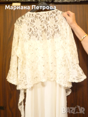 Дамски дълъг гащеризон с туника и връхно елече, снимка 6 - Гащеризони - 52883279