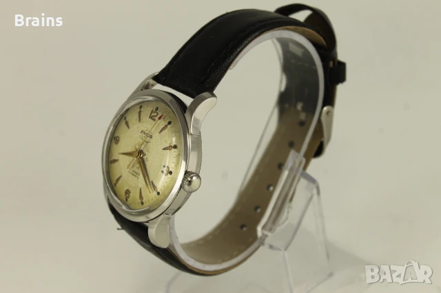 1950's ENICAR ULTRASONIC Automatic 17 Jewels Стоманен, снимка 5 - Антикварни и старинни предмети - 50735527