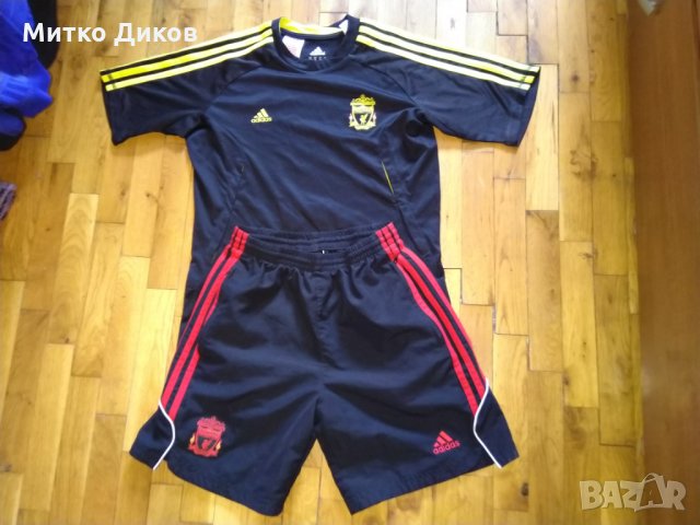 Ливърпул трети екип 2010-11 г с гащета Адидас размер 152см -11-12г