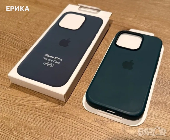 iPhone 16 PRO Natural Titanium + Lake Green MagSafe калъф и зарядно, снимка 5 - Apple iPhone - 53972077