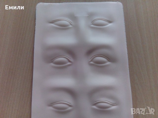 3D силиконова тренировъчна кожа за микроблейдинг на вежди и очна линия , снимка 5 - Козметика за лице - 34099175