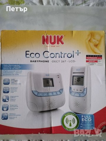 Nuk Бебефон DECT Eco Control+дисплей, снимка 1 - Други - 40571109