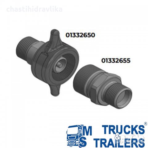 Бърза връзка HYVA ¾” мъжка, снимка 3 - Части - 34363911