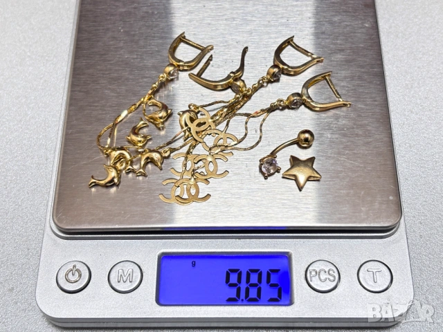 ПОРЪЧАНО! *72,00 € на грам* Злато за претапяне или за носене-9,85 грама,14К,(проба 585)