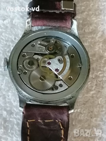 Jemab 17 JEWELS Swiss made МЪЖКИ МЕХАНИЧЕН ЧАСОВНИК РАБОТЕЩ , снимка 5 - Антикварни и старинни предмети - 35534157