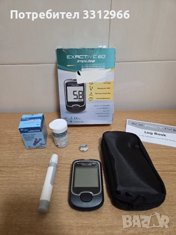 Комплект глюкомер за измерване на кръвна захар Impulse, 50 бр. тест ленти, 50 бр. игли