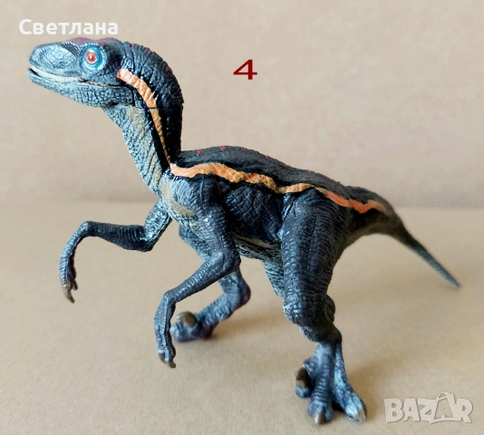 Фигурки на животни от юрския период с подвижни усти, снимка 4 - Фигурки - 52405301